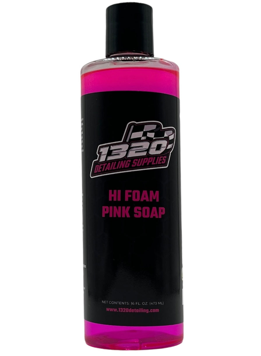 1320 Detailing Supplies - Hi Foam Pink Soap (no wax)